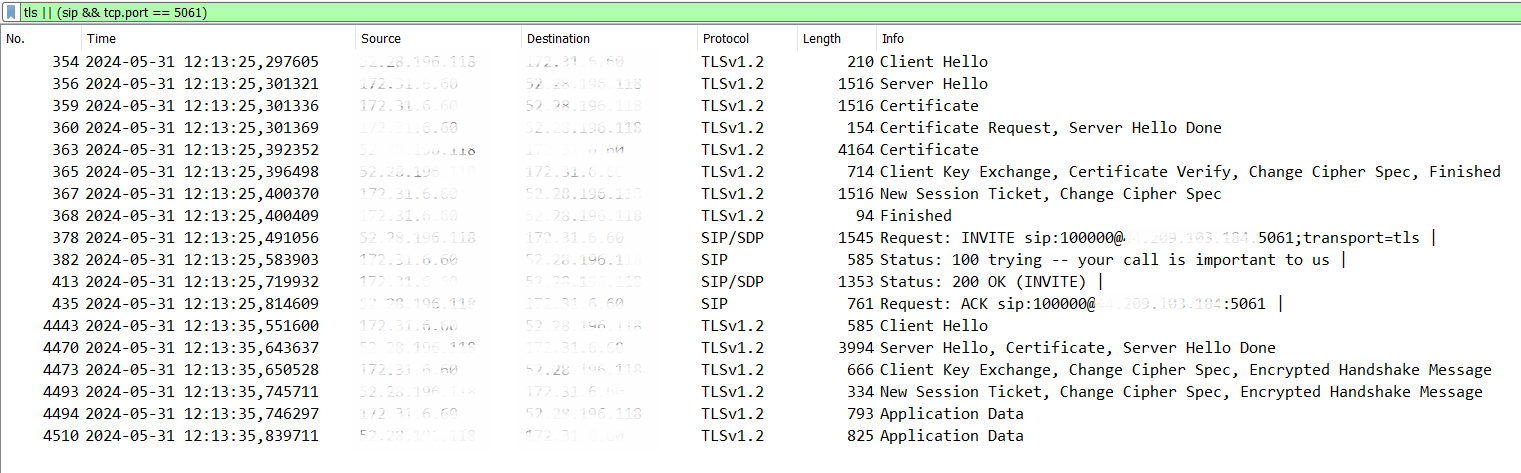 TLS SIP decoding